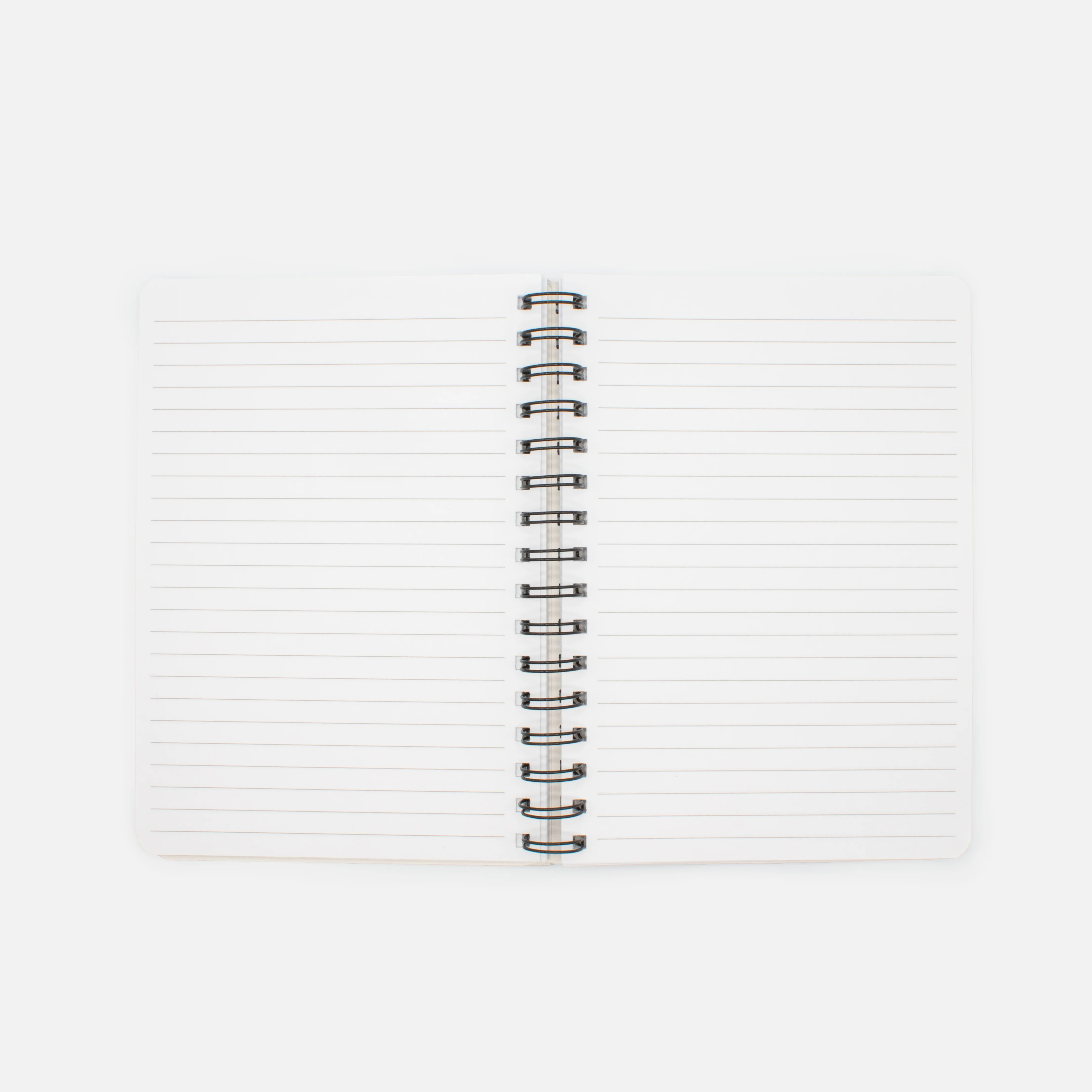 Cahier de notes mauve avec fleurs - Image 3