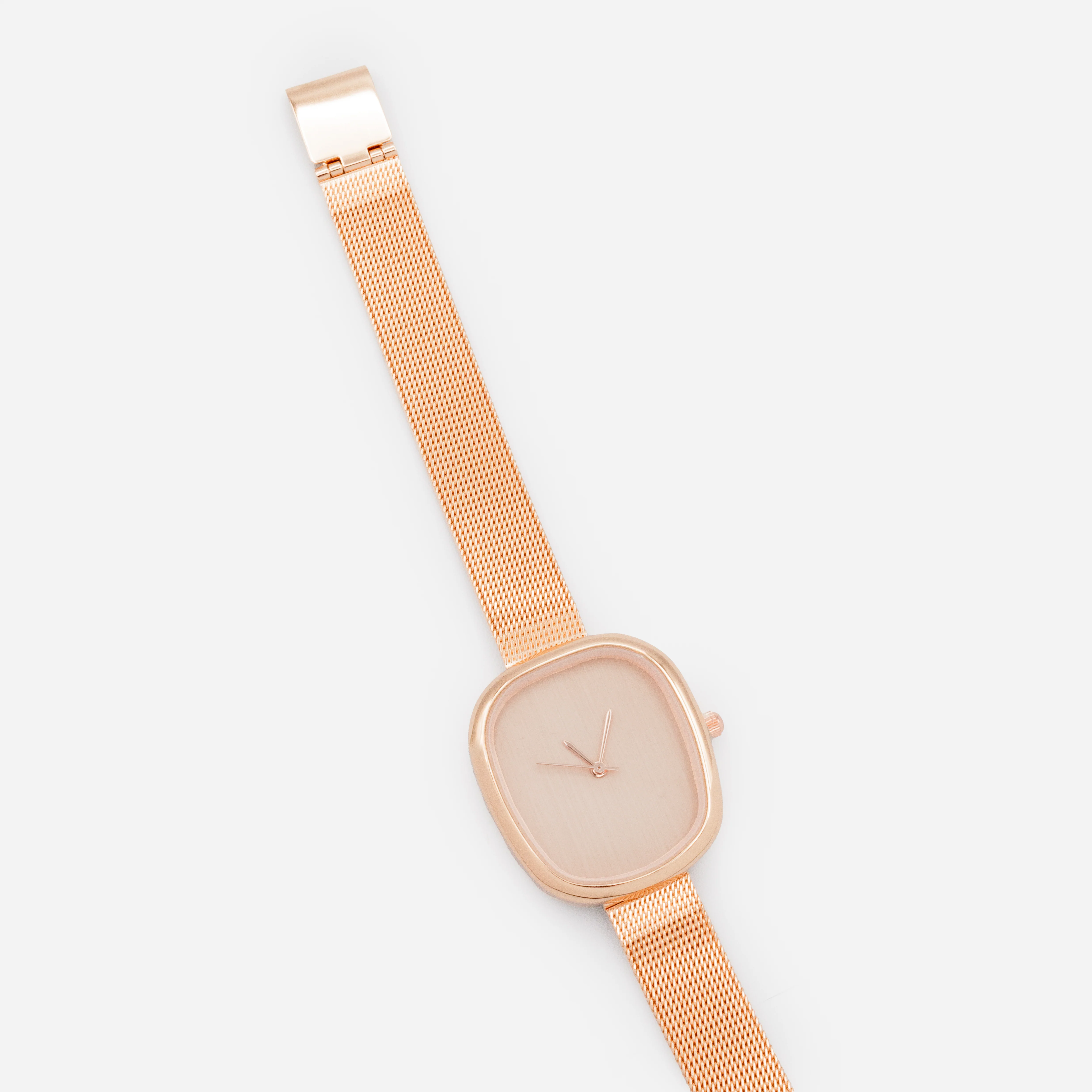Montre rose doré en acier inoxydable - Image 3